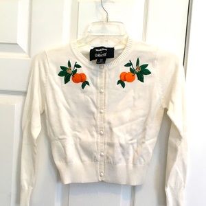 NWT ModCloth embroidered cardigan